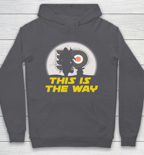 Philadelphia Flyers NHL Ice Hockey Star Wars Yoda And Mandalorian This Is The Way Hoodie 4