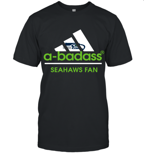 A Badass Seattle Seahawks Mashup Adidas NFL Unisex Jersey Tee
