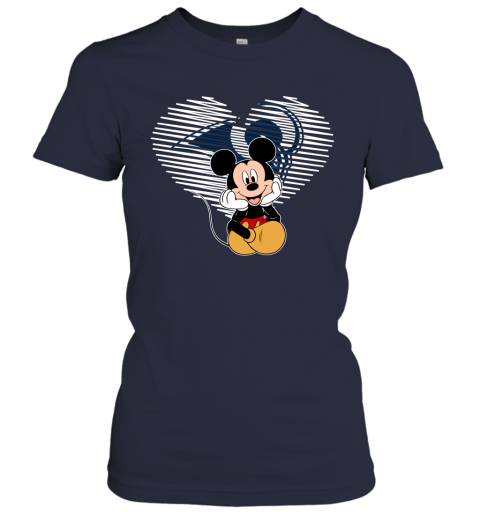 NFL Los Angeles Rams The Heart Mickey Mouse Disney Football T Shirt nSHywKInA9x ladies t shirt 20 95 151514 front navy