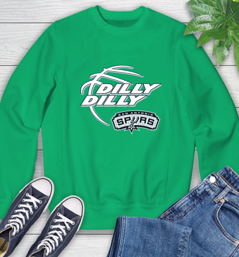 NBA San Antonio Spurs Dilly Dilly Basketball Sports Sweatshirt 6