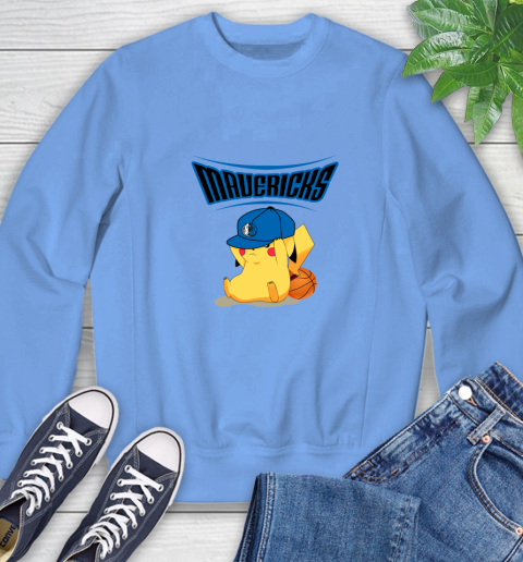 NBA Pikachu Basketball Sports Dallas Mavericks Sweatshirt 11