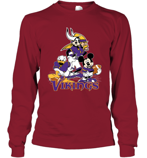 Minnesota Vikings NFL Football Dabbing Mickey Disney Sports For Fans T Shirt