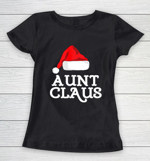 Aunt Claus Christmas Family Group Matching Pajama Women's T-Shirt