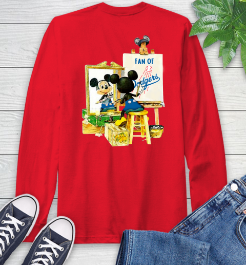 MLB Baseball Los Angeles Dodgers Mickey Drawing Shirt 65