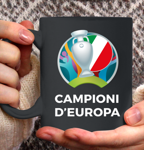 Campioni D'Europa  Champions Of Europe Italy Jersey Flag For Italy National Team European Champion Ceramic Mug 11oz