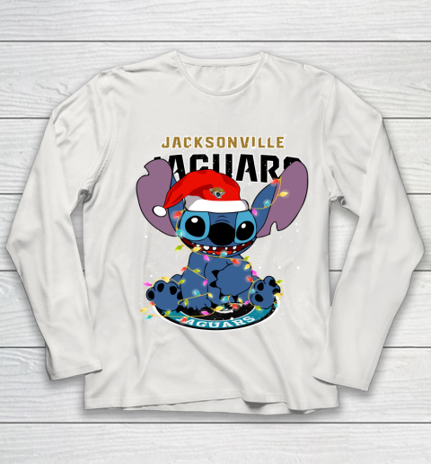 Jacksonville Jaguars NFL Football noel stitch Christmas Youth Long Sleeve 8