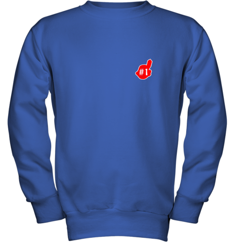 zuny 1 cleveland hometown indian tribe vintage baseball fans youth sweatshirt 47 front royal