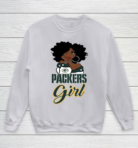 Green Bay Packers Girl NFL Youth Sweatshirt 4