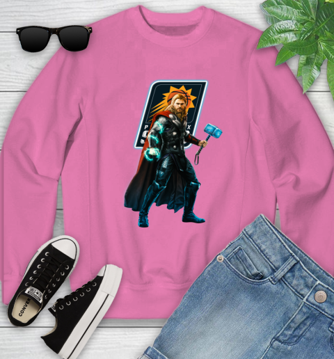NBA Thor Avengers Endgame Basketball Phoenix Suns Youth Sweatshirt 7