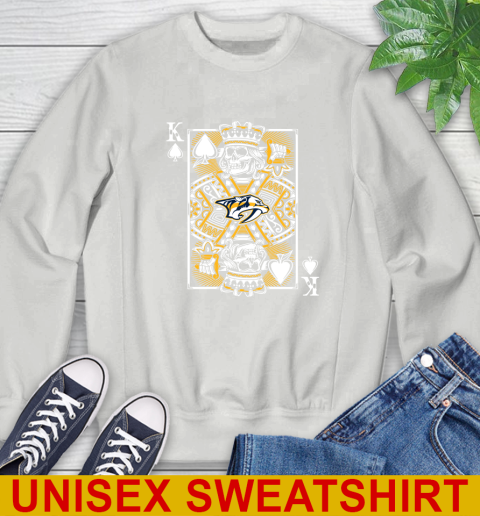 Nashville Predators NHL Hockey The King Of Spades Death Cards Shirt Sweatshirt - Image 6