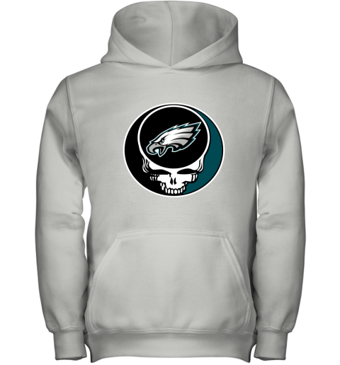 NFL Philadelphia Eagles Football Jack Skellington Halloween Youth Sweatshirt