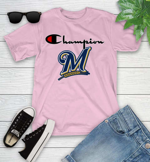 MLB Baseball Milwaukee Brewers Champion Shirt Youth T-Shirt 7