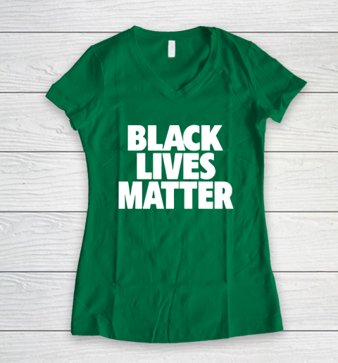 NBA Black Lives Matter Women's V-Neck T-Shirt 3