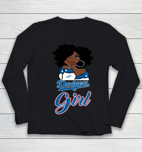 Los Angeles Dodgerss Girl MLB Youth Long Sleeve