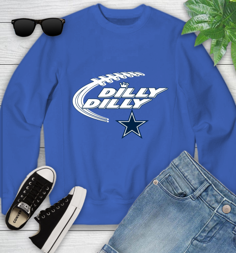 NFL Dallas Cowboys Dilly Dilly Football Sports Youth Sweatshirt 8