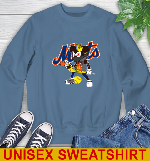 New York Mets MLB Baseball Mickey Peace Sign Sports Sweatshirt 8