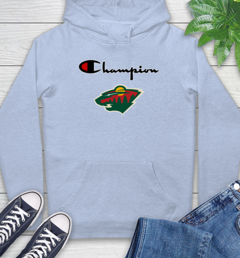 NHL Hockey Minnesota Wild Champion Shirt Hoodie 6