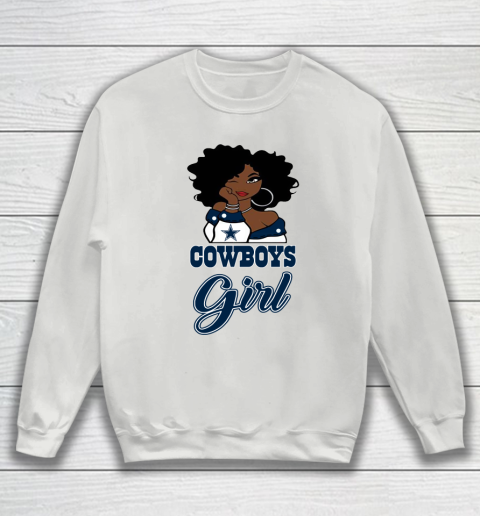 Dallas Cowboys Girl NFL Sweatshirt 5