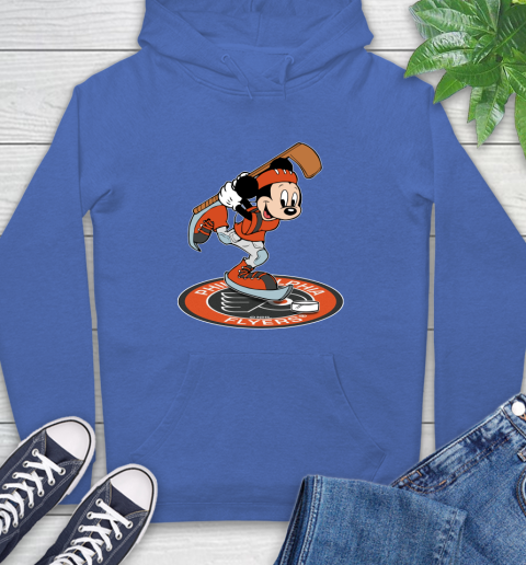NHL Hockey Philadelphia Flyers Cheerful Mickey Disney Shirt Hoodie 9