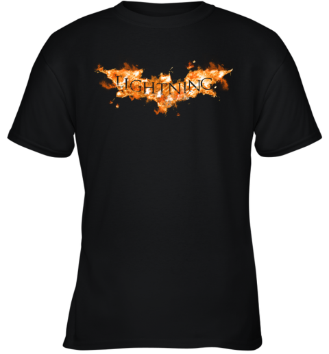 NHL Tampa Bay Lightning Batman Logo DC Hockey Sports 2F9JHpJL779 youth t shirt 26 95 151514 front black