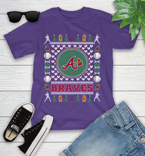 Atlanta Braves Merry Christmas MLB Baseball Loyal Fan Ugly Shirt 102