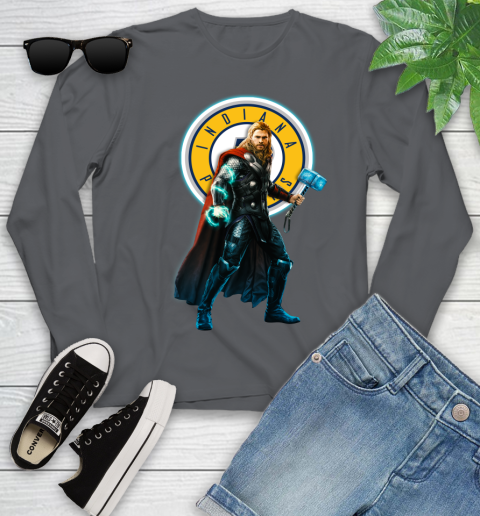 NBA Thor Avengers Endgame Basketball Indiana Pacers Youth Long Sleeve 8