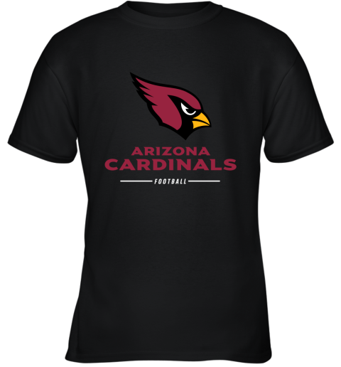 Arizona Cardinals NFL Pro Line Black Team Lockup Youth T-Shirt