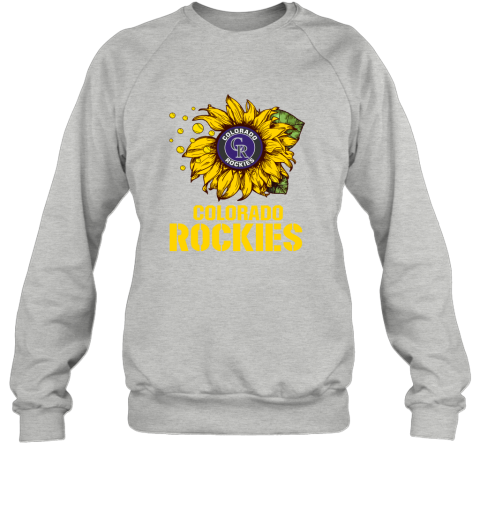 Colorado Rockiers Sunflower MLB Baseball Sweatshirt