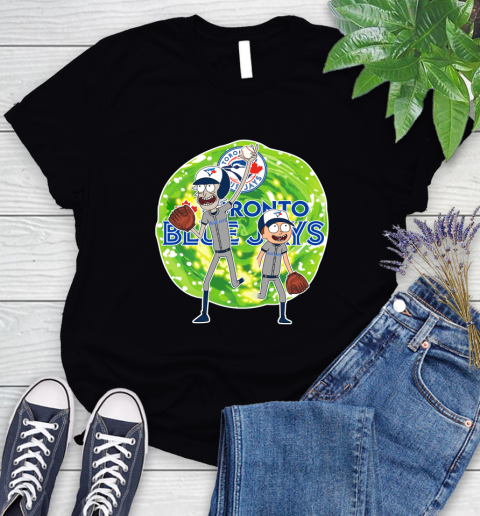 MLB Toronto Blue Jays Rick And Morty Baseball Sports Women's T-Shirt 2