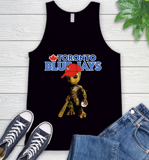 MLB Toronto Blue Jays Groot Guardians Of The Galaxy Baseball Tank Top 2