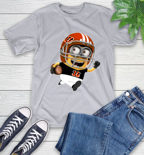 NFL Cincinnati Bengals Minions Disney Football Sports T-Shirt 6