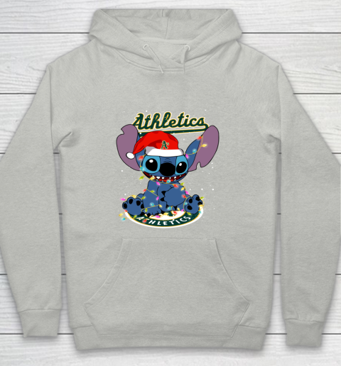 Oakland Athletics MLB noel stitch Baseball Christmas Youth Hoodie