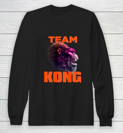 Godzilla vs Kong Official Team Kong Neon Long Sleeve T-Shirt