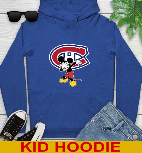 Montreal Canadiens NHL Hockey Dabbing Mickey Disney Sports Youth Hoodie 10