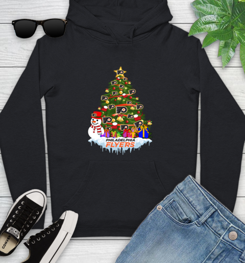 Philadelphia Flyers Merry Christmas NHL Hockey Sports Youth Hoodie 2