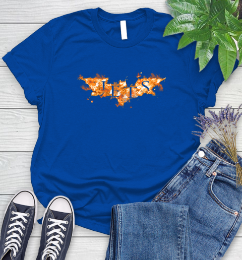 NHL Winnipeg Jets Batman Logo DC Hockey Sports Shirts Women's T-Shirt 12
