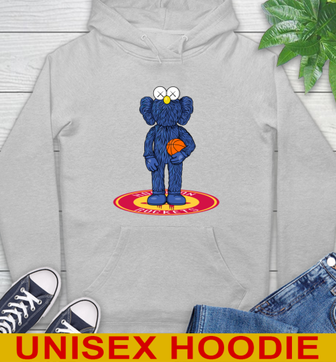 NBA Basketball Houston Rockets Kaws Bff Blue Figure Shirt Hoodie