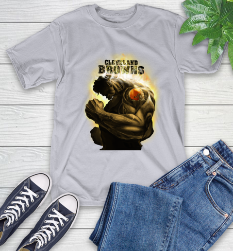 Cleveland Browns NFL Football Hulk Marvel Avengers Sports T-Shirt 6