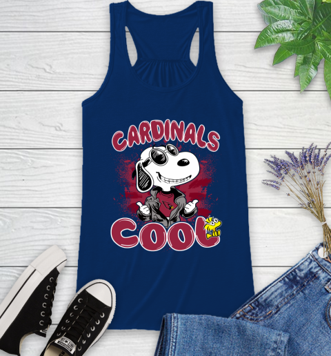 NFL Football Arizona Cardinals Cool Snoopy Shirt Racerback Tank 6