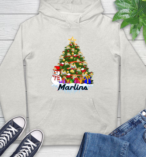 Miami Marlins Merry Christmas MLB Baseball Sports Hoodie 12