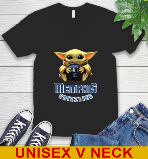 NBA Basketball Memphis Grizzlies Star Wars Baby Yoda Shirt 50