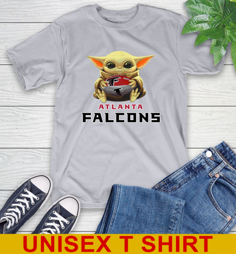 NFL Football Atlanta Falcons Baby Yoda Star Wars Shirt T-Shirt 6