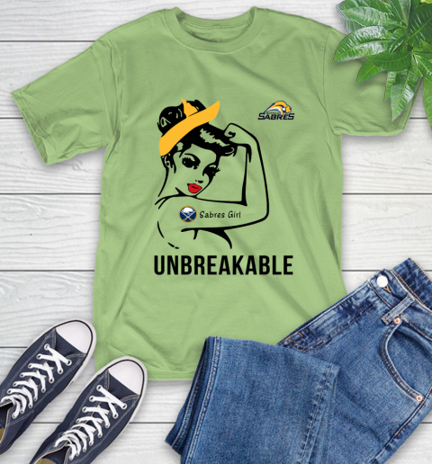 NHL Buffalo Sabres Girl Unbreakable Hockey Sports T-Shirt 9