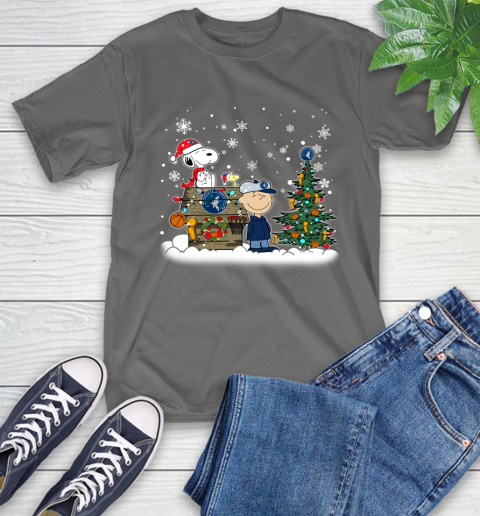Minnesota Timberwolves NBA Basketball Christmas The Peanuts Movie Snoopy Championship T-Shirt 10