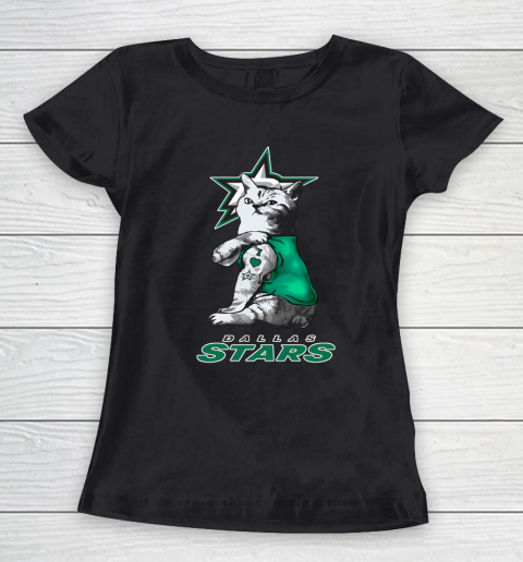 NHL My Cat Loves Dallas Stars Hockey Women's T-Shirt