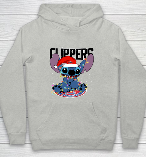 LA Clippers NBA noel stitch Basketball Christmas Youth Hoodie