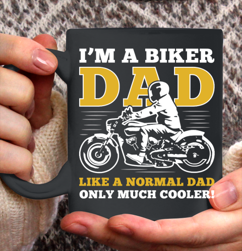 Father's Day Funny Gift Ideas Apparel  father day bike T Shirt Ceramic Mug 11oz