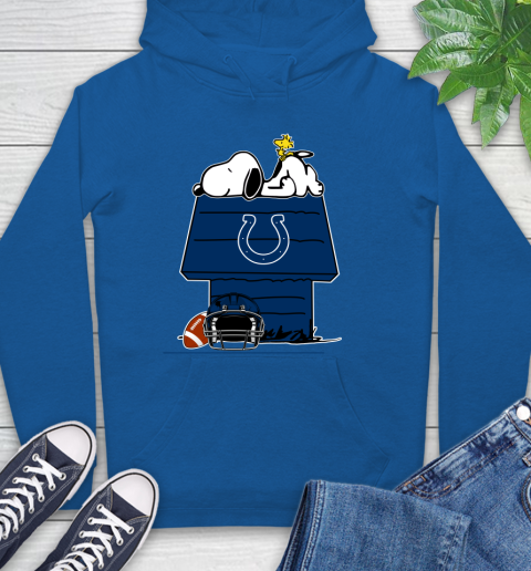 Indianapolis Colts NFL Football Snoopy Woodstock The Peanuts Movie Hoodie 10 Indianapolis Colts NFL Football Snoopy Woodstock The Peanuts Movie Hoodie - Image 10