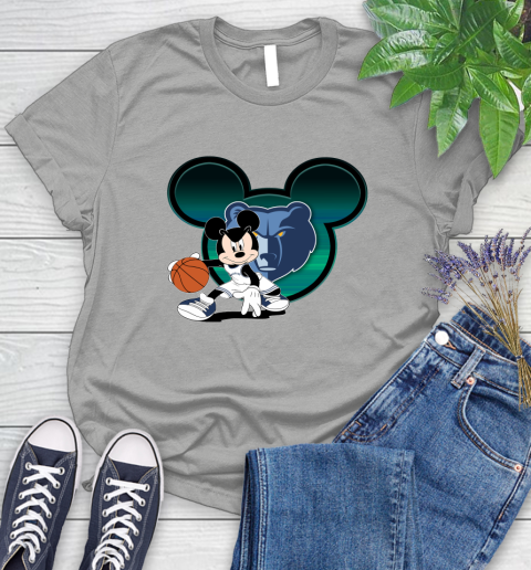 NBA Memphis Grizzlies Mickey Mouse Disney Basketball Women's T-Shirt 10