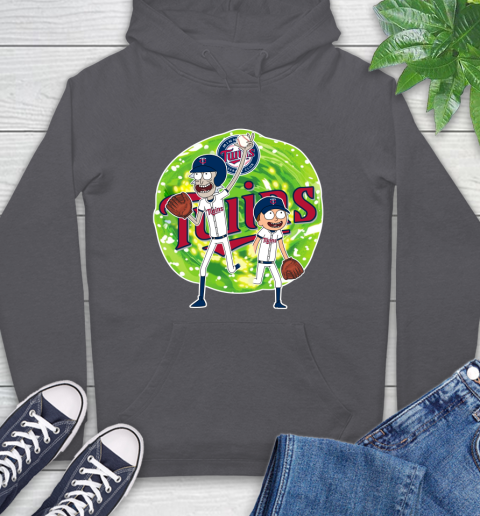 MLB Minnesota Twins Rick And Morty Baseball Sports Hoodie 7